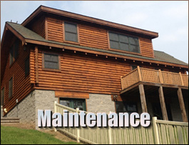  Mc Adenville, North Carolina Log Home Maintenance